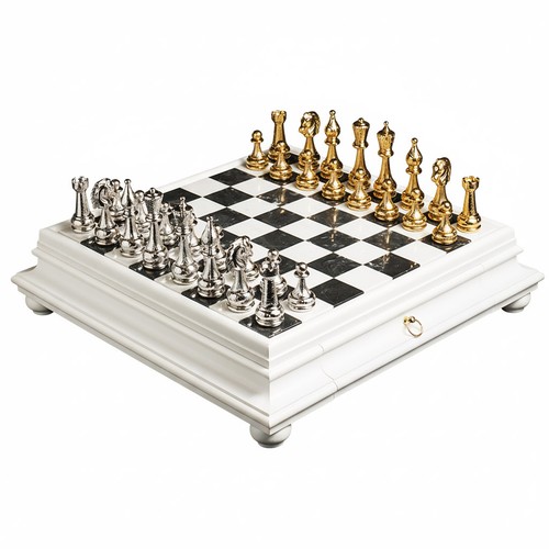 Exclusive arabescato chess - exclusive,