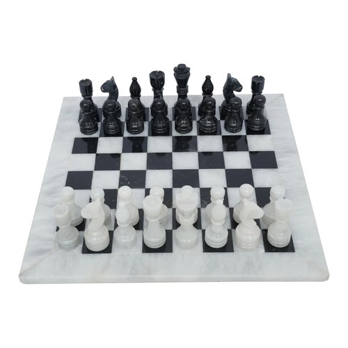 Marble chess set white - set, black