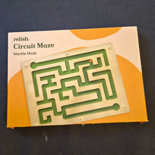Relish wooden marble circuit - marble,