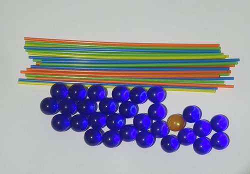 Marbles and sticks for - 30,