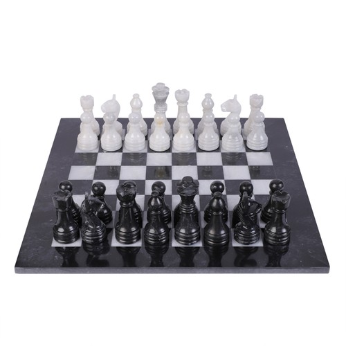 Marble chess set - chess, white