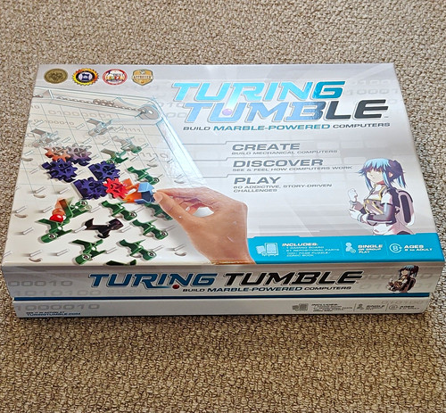 Turing tumble marble powered - tumble, marble-powered