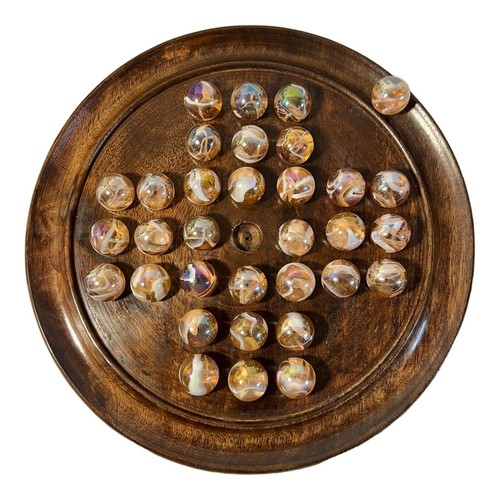 30cm diameter wooden solitaire - diameter,