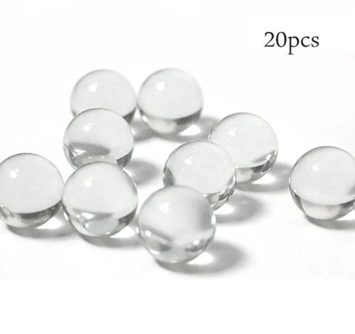 20pcs transparent glass - 20pcs,