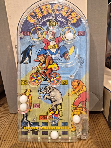 Vintage circus bagatelle game - vintage,