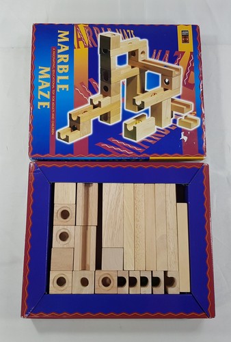 Marble maze wooden - marble,