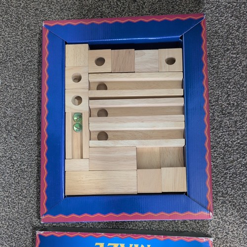 Wooden marble maze - wooden,