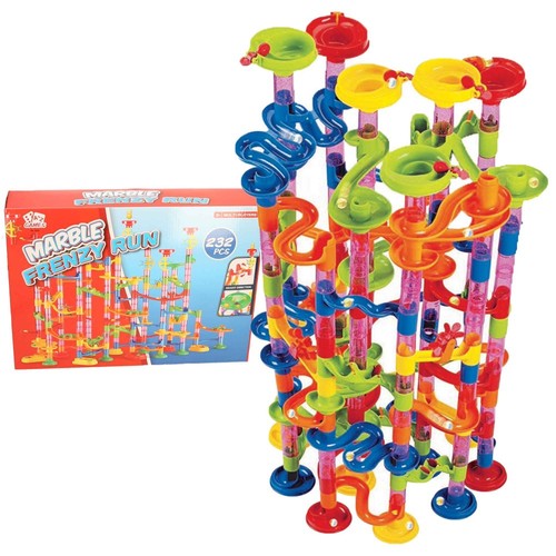 232 pcs kids marble run - 232,