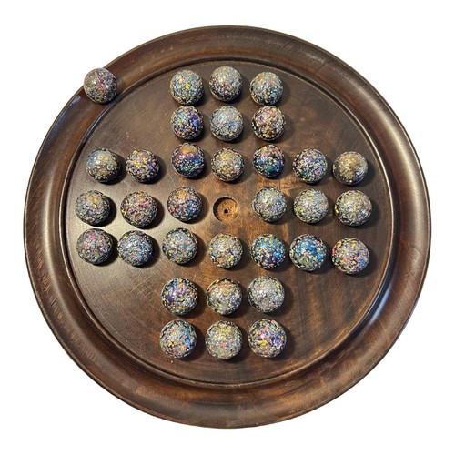 30cm diameter wooden - wooden, solitaire