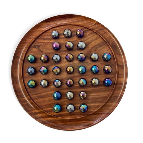 30cm diameter wooden solitaire - diameter,