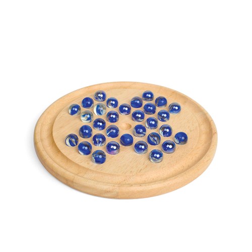 Bigjigs toys wooden solitaire - toys,