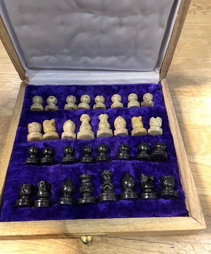 Unique marble chess set - unique,